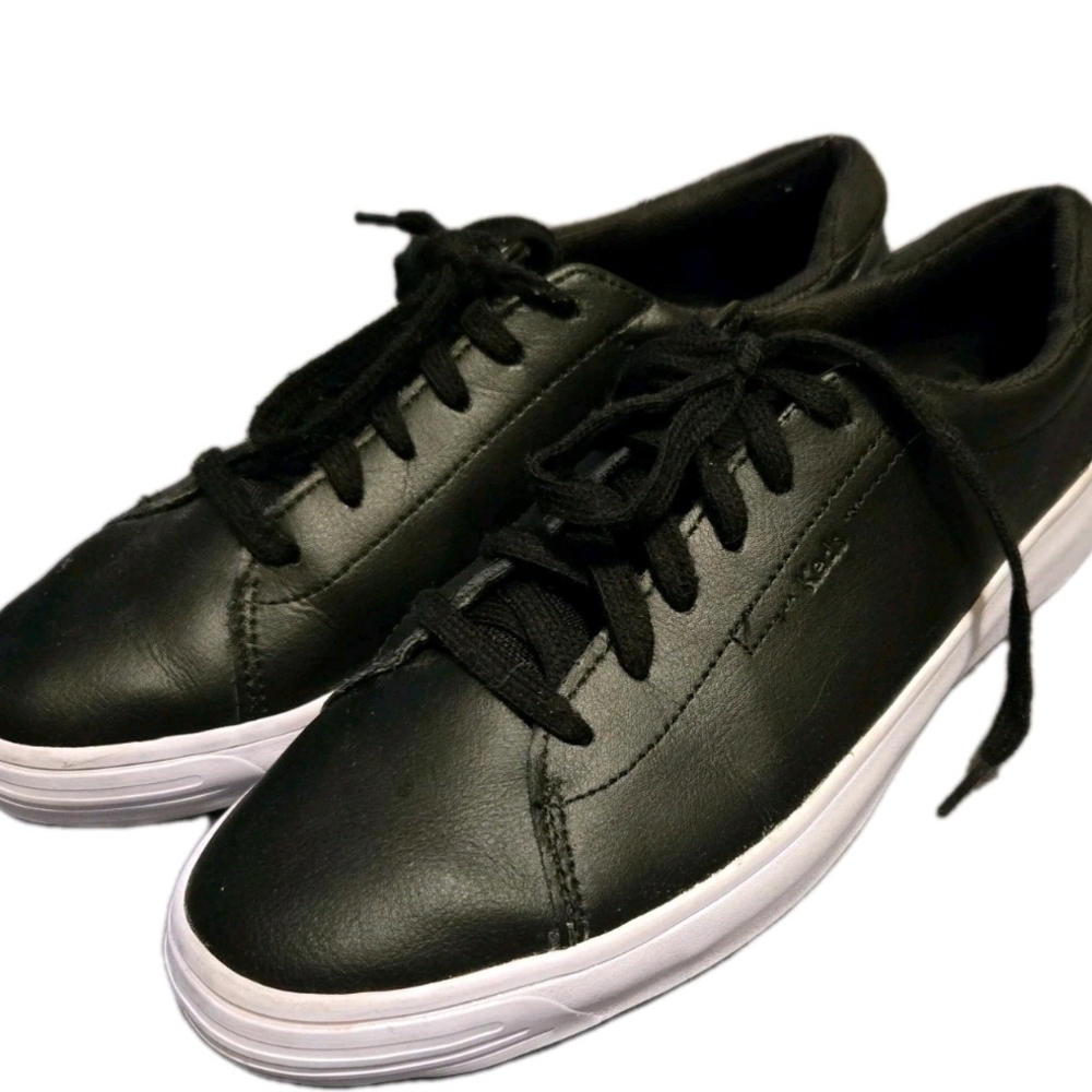 Keds Alley Black Leather Women's Sneakers